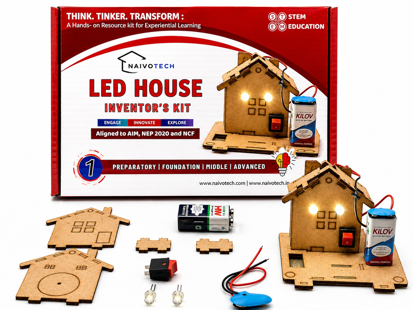 Small LED House – DIY Smart Lighting STEM Kit